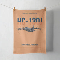 Thumbnail for HC-130J COMBAT KING II design on orange towel