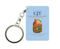 Thumbnail for Grand Junction Regional Airport (GJT) design on light blue key chain