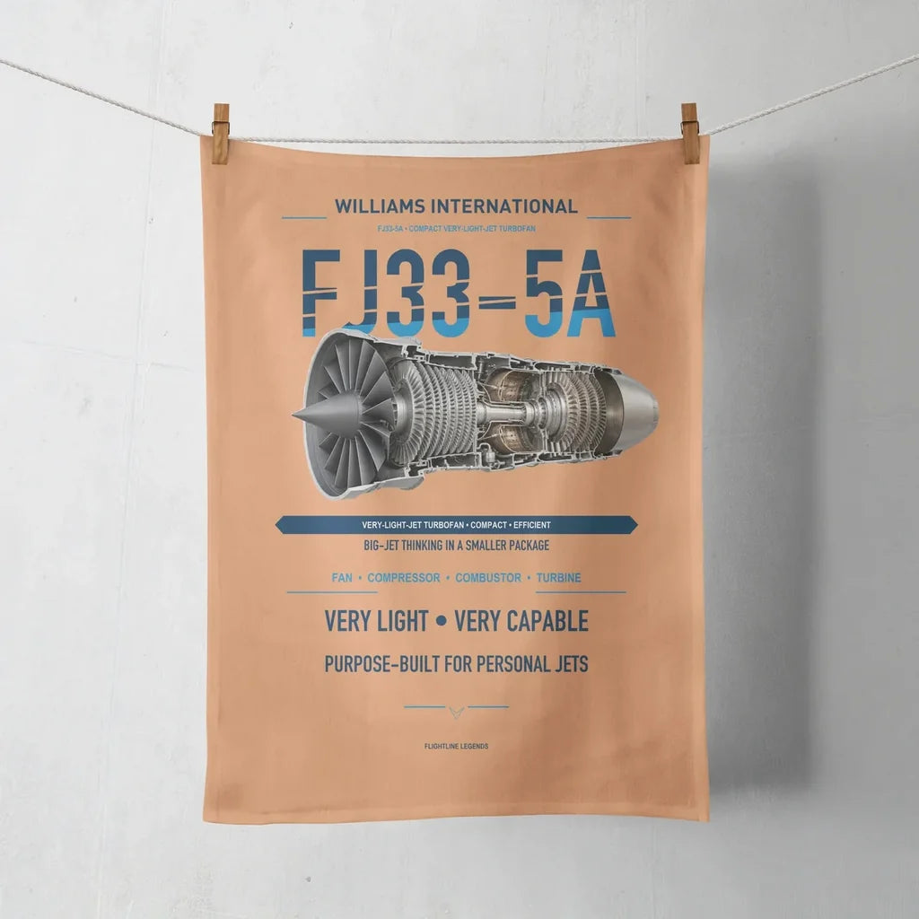FJ33-5A design on orange towel