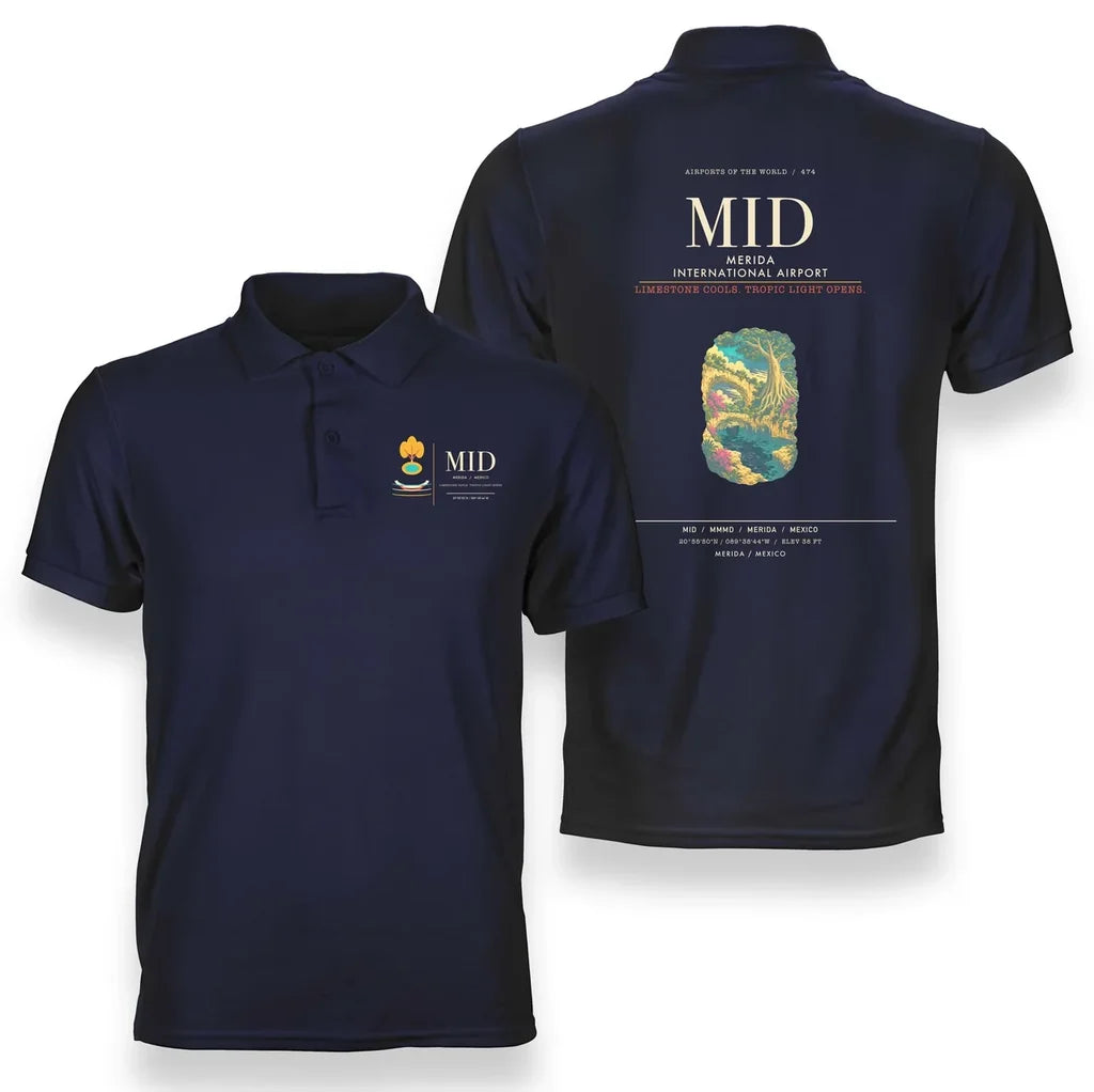 Merida International Airport MID Navy Blue