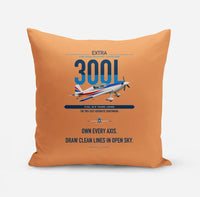 Thumbnail for Extra 300L design on orange pillow