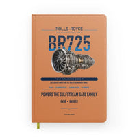 Thumbnail for BR725 design on orange notebook