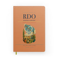 Thumbnail for Radom Airport (RDO) design on orange notebook