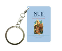 Thumbnail for Nuremberg Airport (NUE) design on light blue key chain