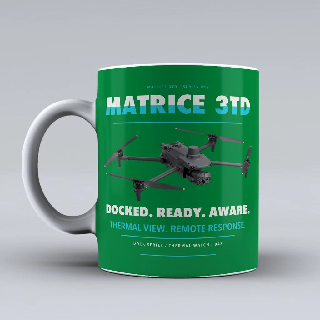 Matrice 3TD Mug design on green dji