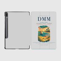 Thumbnail for King Fahd International Airport (DMM) design on light gray samsung tablet tablet case
