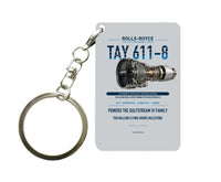 Thumbnail for TAY 611-8 Key Chain design on light gray key chain