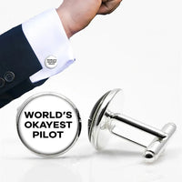 Thumbnail for World's Okayest Pilot Cuff Links - view 10