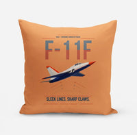 Thumbnail for F-11F Tiger design on orange pillow