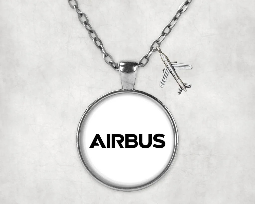 Airbus & Text Necklace - view 10