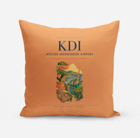 Thumbnail for Wolter Monginsidi Airport (KDI) design on orange pillow