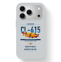 Thumbnail for Canadair CL-415 design on light gray magsafe iphone case, for iPhone 17 Pro