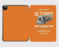 Thumbnail for AE 2100D3 design on orange ipad tablet case