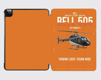 Thumbnail for Bell 505 Jet Ranger X design on orange ipad tablet case