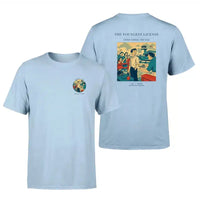 Thumbnail for VINTAGE G4298 - The Youngest License - Double-Side T-Shirt design on lightblue double side t shirt