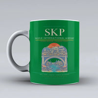 Thumbnail for Skopje International Airport SKP Mug - Green