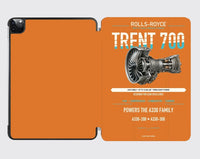 Thumbnail for TRENT 700 design on orange ipad tablet case