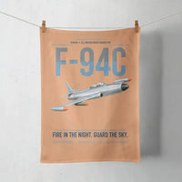 Thumbnail for F-94C Starfire design on orange towel