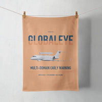 Thumbnail for Saab GlobalEye design on orange towel