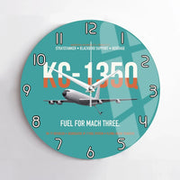 Thumbnail for KC-135Q Blackbird Tanker design on turquoise no frame wall clock