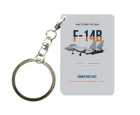 Thumbnail for F-14B TOMCAT Key Chain design on light gray key chain