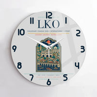 Thumbnail for Chaudhary Charan Singh International Airport LKO Wall-Clock No-Frame - Light Gray