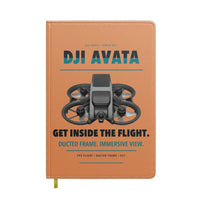 Thumbnail for DJI Avata design on orange notebook