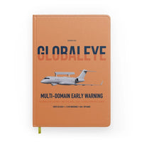 Thumbnail for Saab GlobalEye design on orange notebook