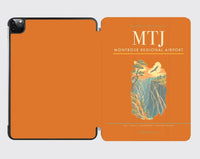 Thumbnail for Montrose Regional Airport (MTJ) design on orange ipad tablet case