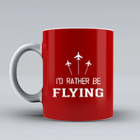 Thumbnail for Customisable I'd Rather Be Flying Mug - view 10