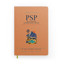 Thumbnail for Palm Springs International Airport (PSP) design on orange notebook