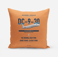 Thumbnail for McDonnell Douglas DC-9-30 design on orange pillow