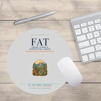 Thumbnail for Fresno Yosemite International Airport (FAT) design on light gray round mouse pad