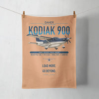 Thumbnail for Daher Kodiak 900 design on orange towel