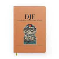 Thumbnail for Djerba-Zarzis International Airport (DJE) design on orange notebook