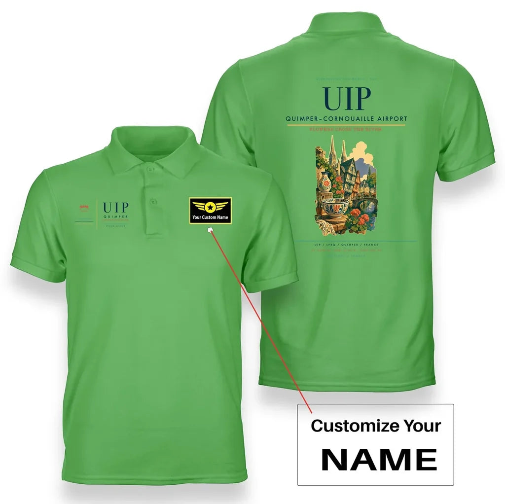 Quimper–Cornouaille Airport UIP Light Green+Name