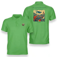 Thumbnail for VINTAGE G4445 - The Grape Harvest Hop - Double-Side Polo T-Shirt design on lightgreen