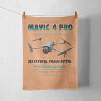 Thumbnail for DJI Mavic 4 Pro design on orange towel