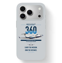 Thumbnail for Beechcraft King Air 360 design on light gray magsafe iphone case, for iPhone 17 Pro