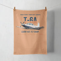 Thumbnail for T-6A Texan II Train The Next Generation design on orange towel