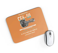 Thumbnail for CF6-50 design on orange rectangle mouse pad