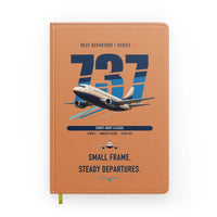 Thumbnail for Boeing 737-500 Classic design on orange notebook