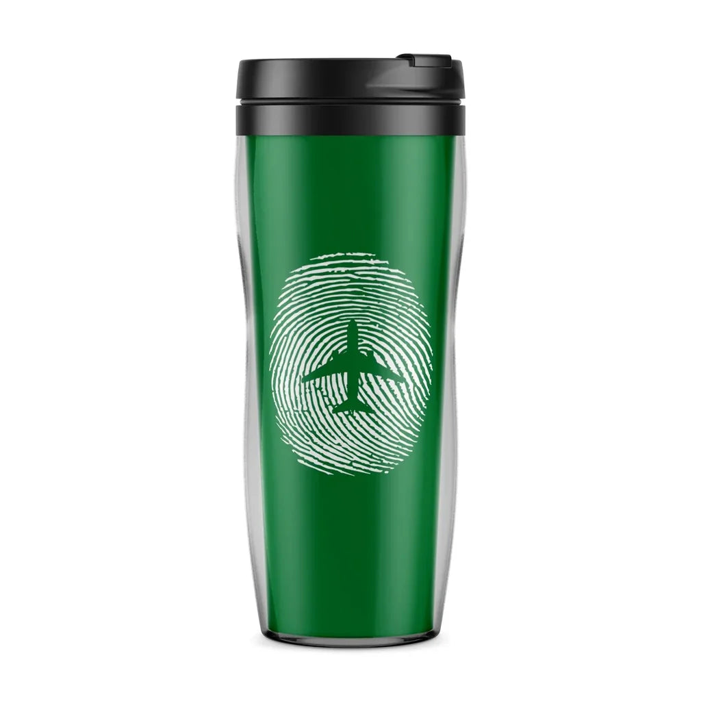 Aviation Finger Print Travel Mug - view 10