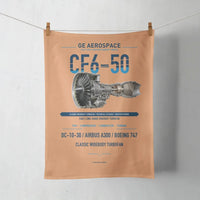 Thumbnail for CF6-50 design on orange towel