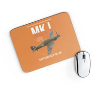 Thumbnail for Hawker Hurricane Mk I design on orange rectangle mouse pad