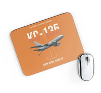 Thumbnail for KC-135 STRATOTANKER design on orange rectangle mouse pad