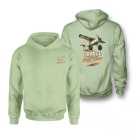 Thumbnail for SIGNAL 585 - Gravel Is Where The Story Starts - Double-Side Hoodie design on light green double side hoodie