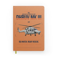 Thumbnail for HAL ALH Dhruv Mk III design on orange notebook