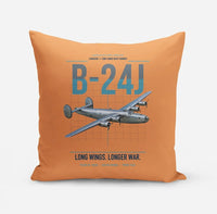 Thumbnail for B-24J Liberator design on orange pillow