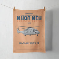 Thumbnail for NHIndustries NH90 NFH Caïman design on orange towel